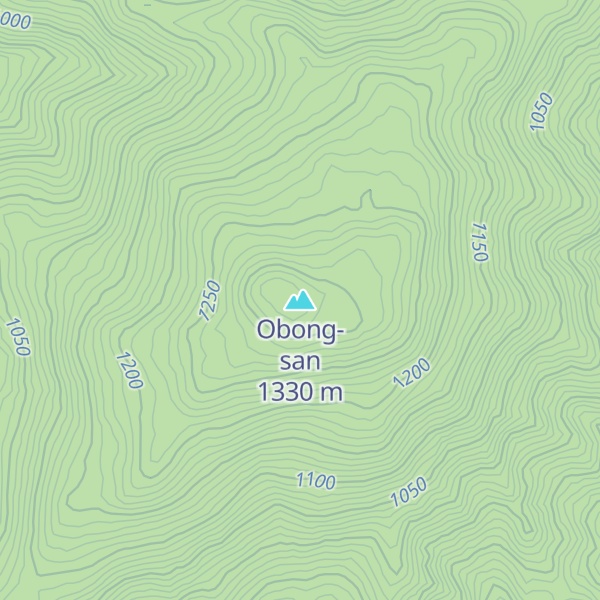 Map of Obong-san