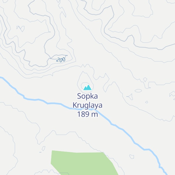Map of Sopka Kruglaya
