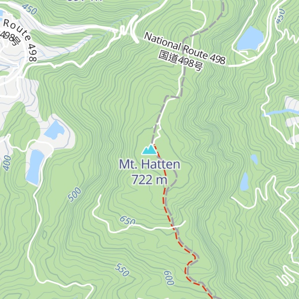 Map of Mt. Hatten