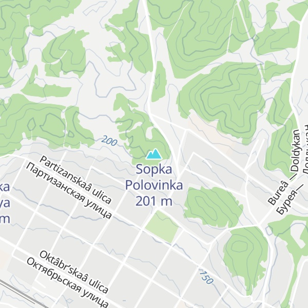 Map of Sopka Polovinka