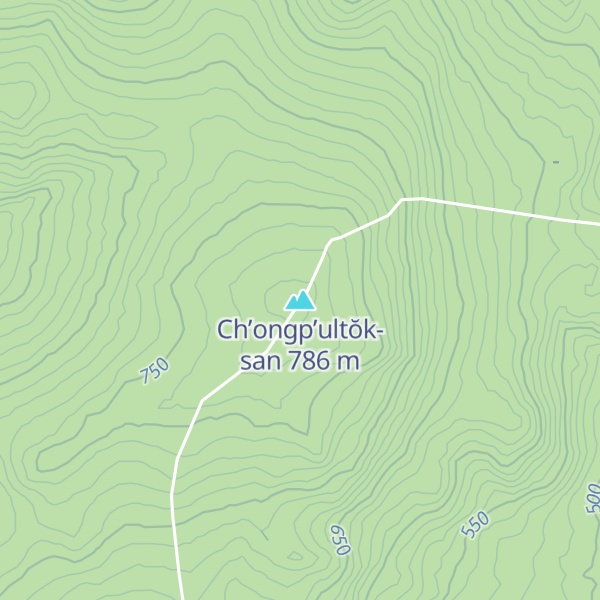 Map of Ch’ongp’ultŏk-san