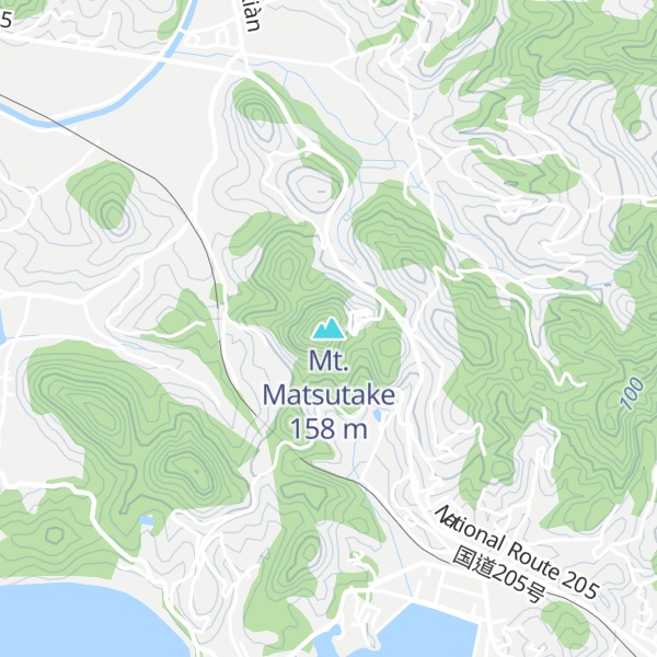 Map of Mt. Matsutake