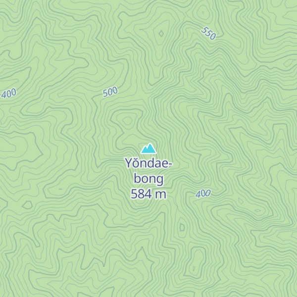 Map of Yŏndae-bong