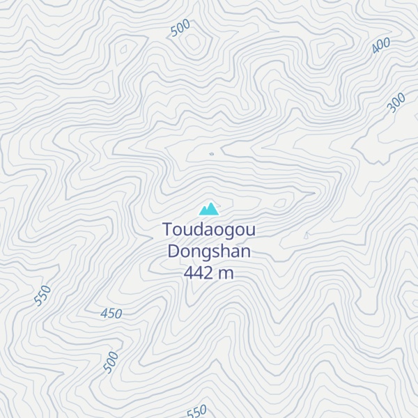 Map of Toudaogou Dongshan