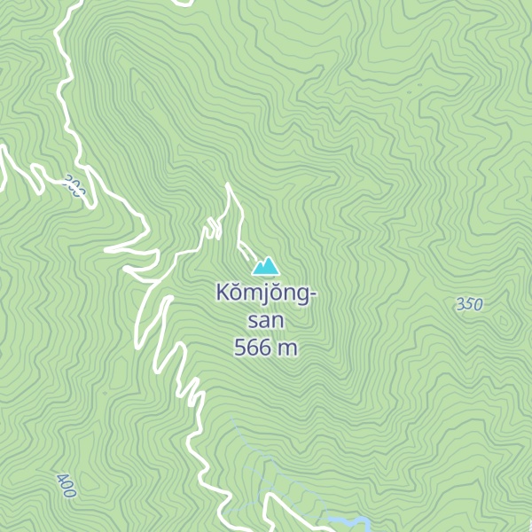 Map of Kŏmjŏng-san