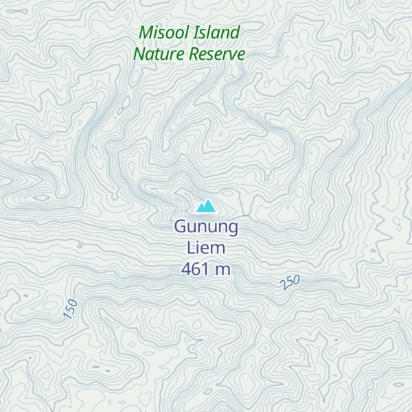Map of Gunung Liem