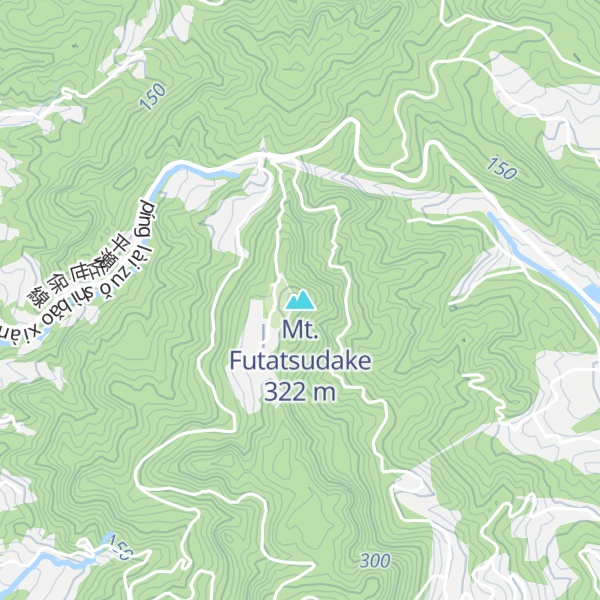 Map of Mt. Futatsudake