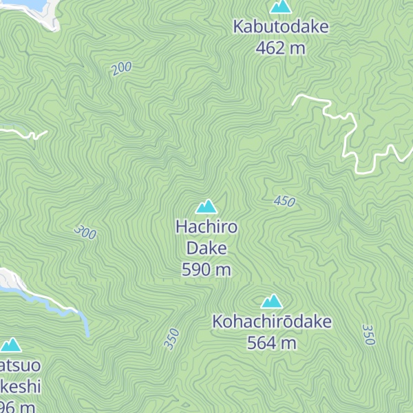 Map of Hachiro Dake
