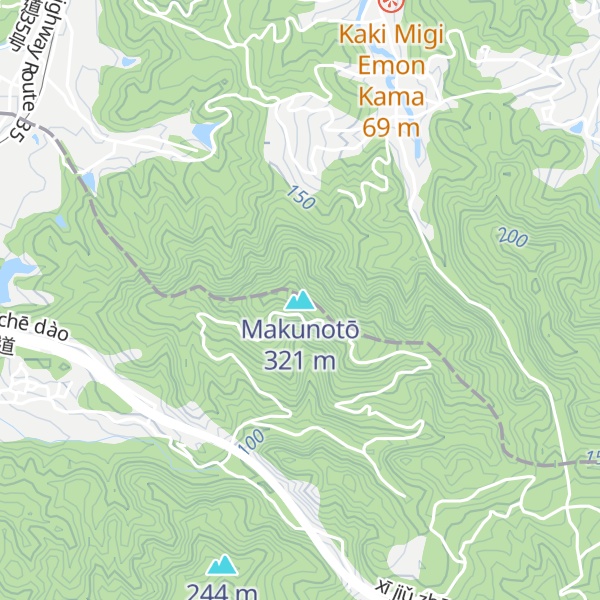 Map of Makunotō