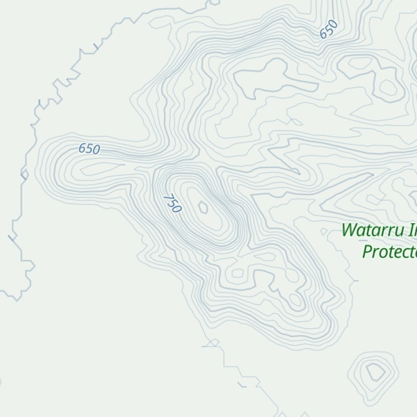 Map of Mount Wooltarlinna
