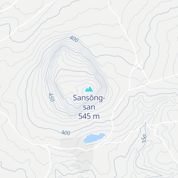 Map of Sansŏng-san