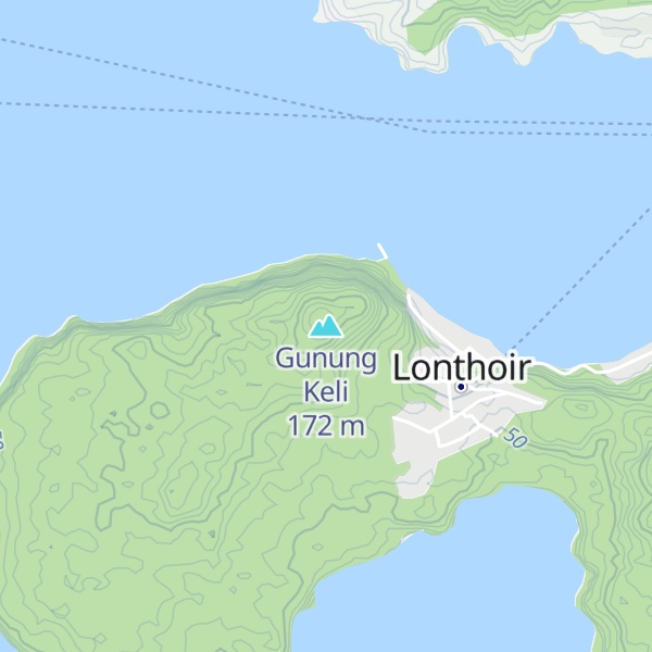 Map of Gunung Keli