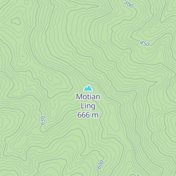 Map of Motian Ling