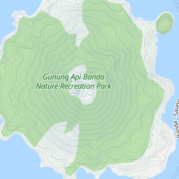 Map of Gunung Api (Banda)