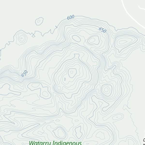 Map of Mount Lindsay