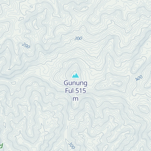 Map of Gunung Ful