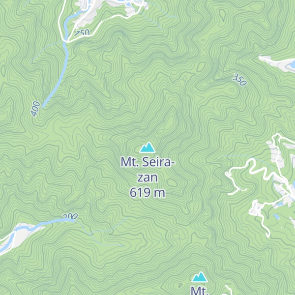 Map of Mt. Seira-zan