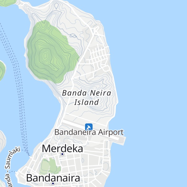 Map of Gunung Tujuh