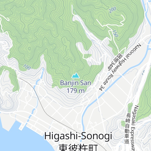 Map of Banjin San