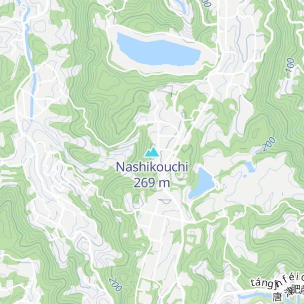 Map of Nashikouchi