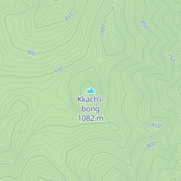 Map of Kkach’i-bong