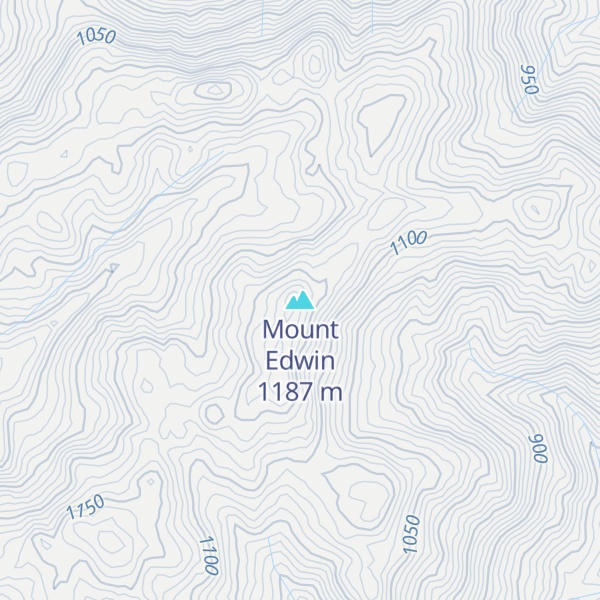 Map of Mount Edwin