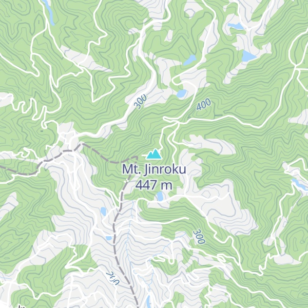 Map of Mt. Jinroku