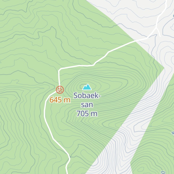 Map of Sobaek-san