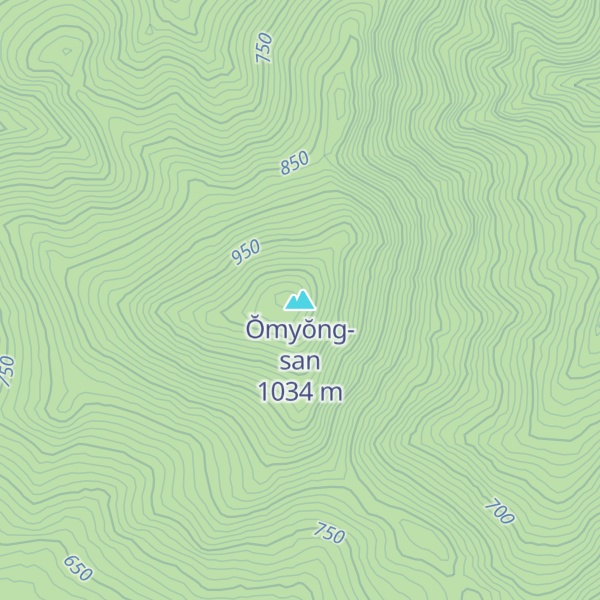 Map of Ŏmyŏng-san