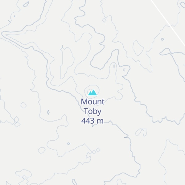 Map of Mount Toby