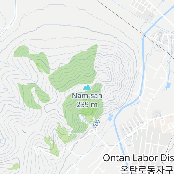 Map of Nam-san
