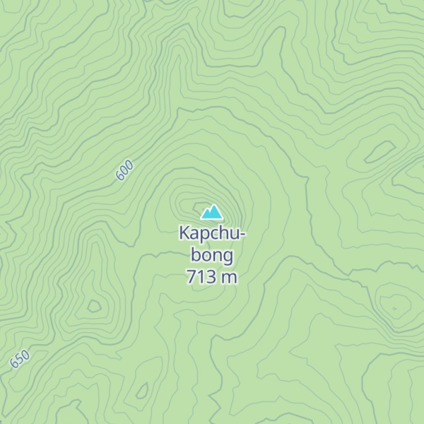 Map of Kapchu-bong