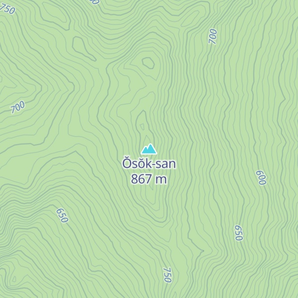 Map of Ŏsŏk-san