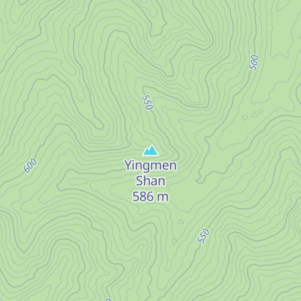 Map of Yingmen Shan