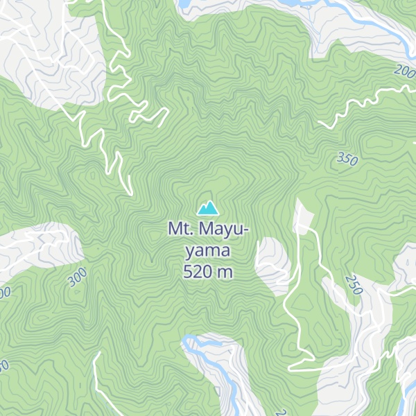Map of Mt. Mayu-yama
