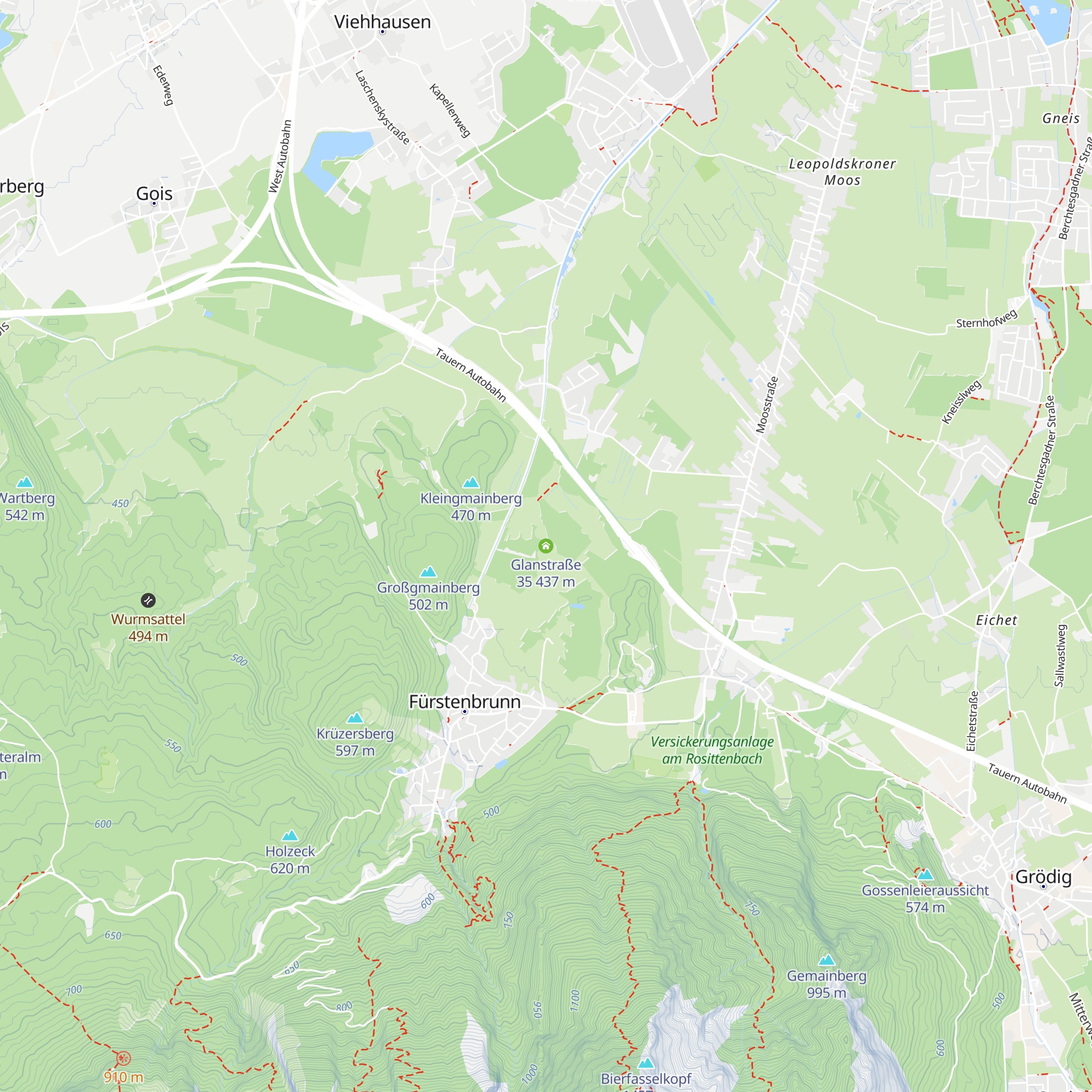 Glanstraße 35 map