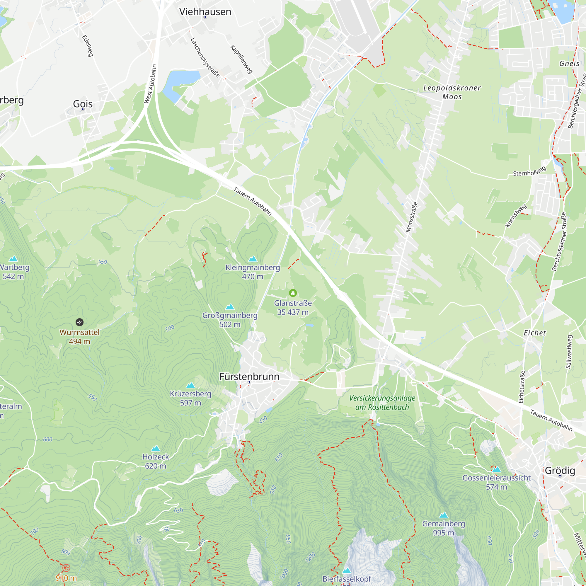 Glanstraße 35 map