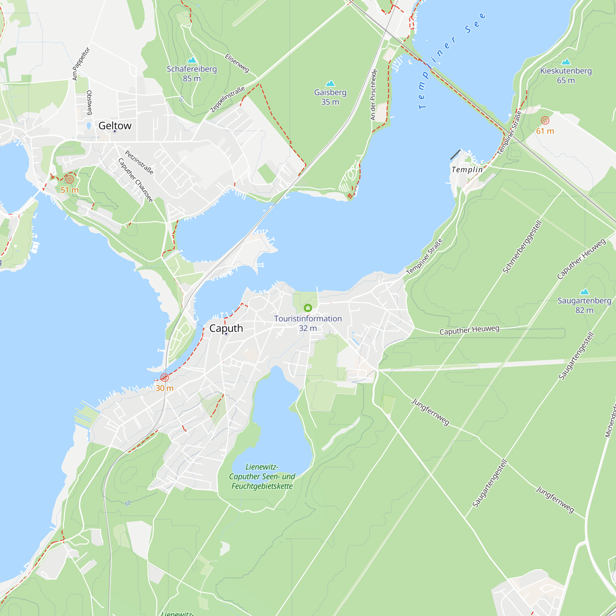 Touristinformation map