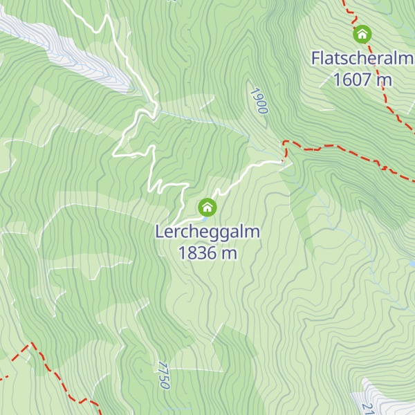 Map of Lercheggalm