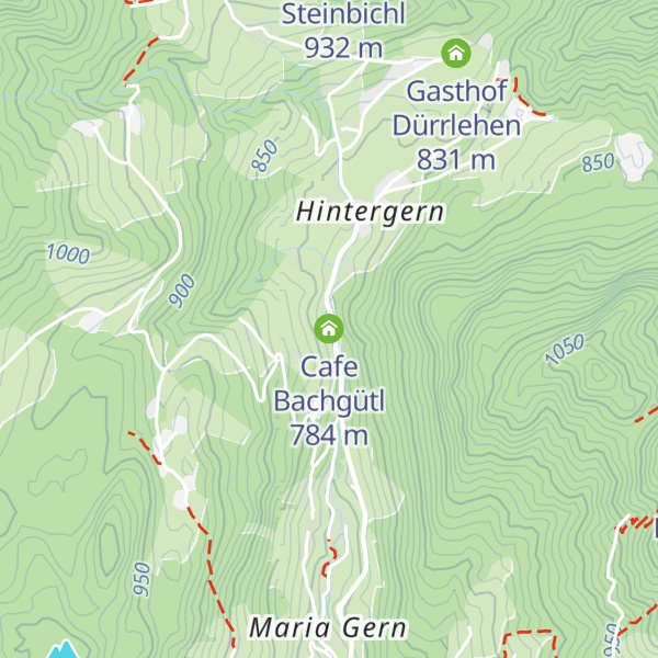 Map of Cafe Bachgütl