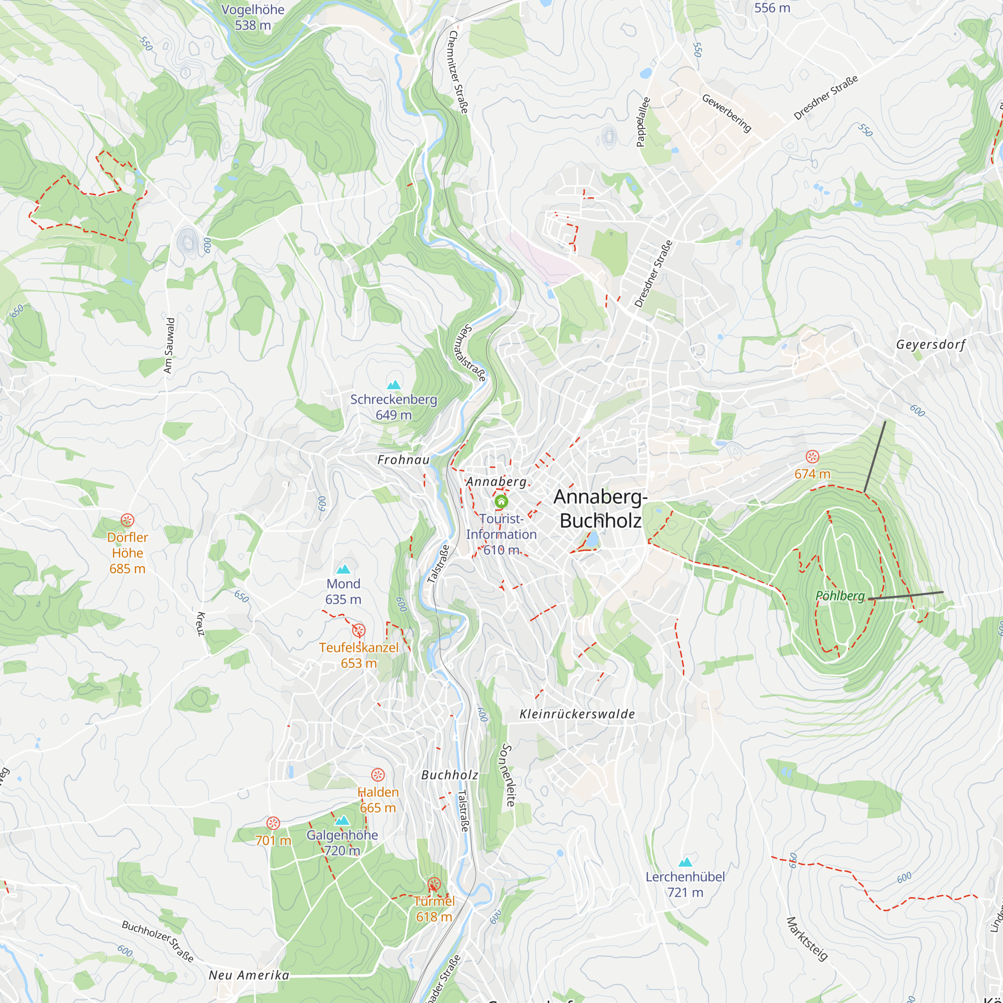 Tourist-Information map