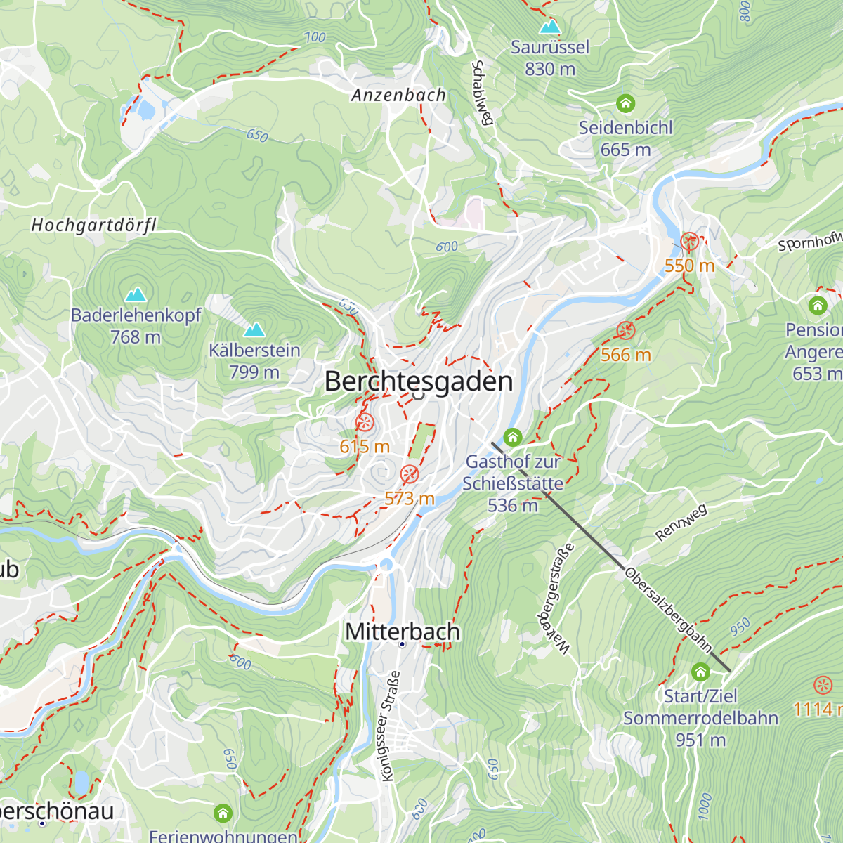 Tourist Information map