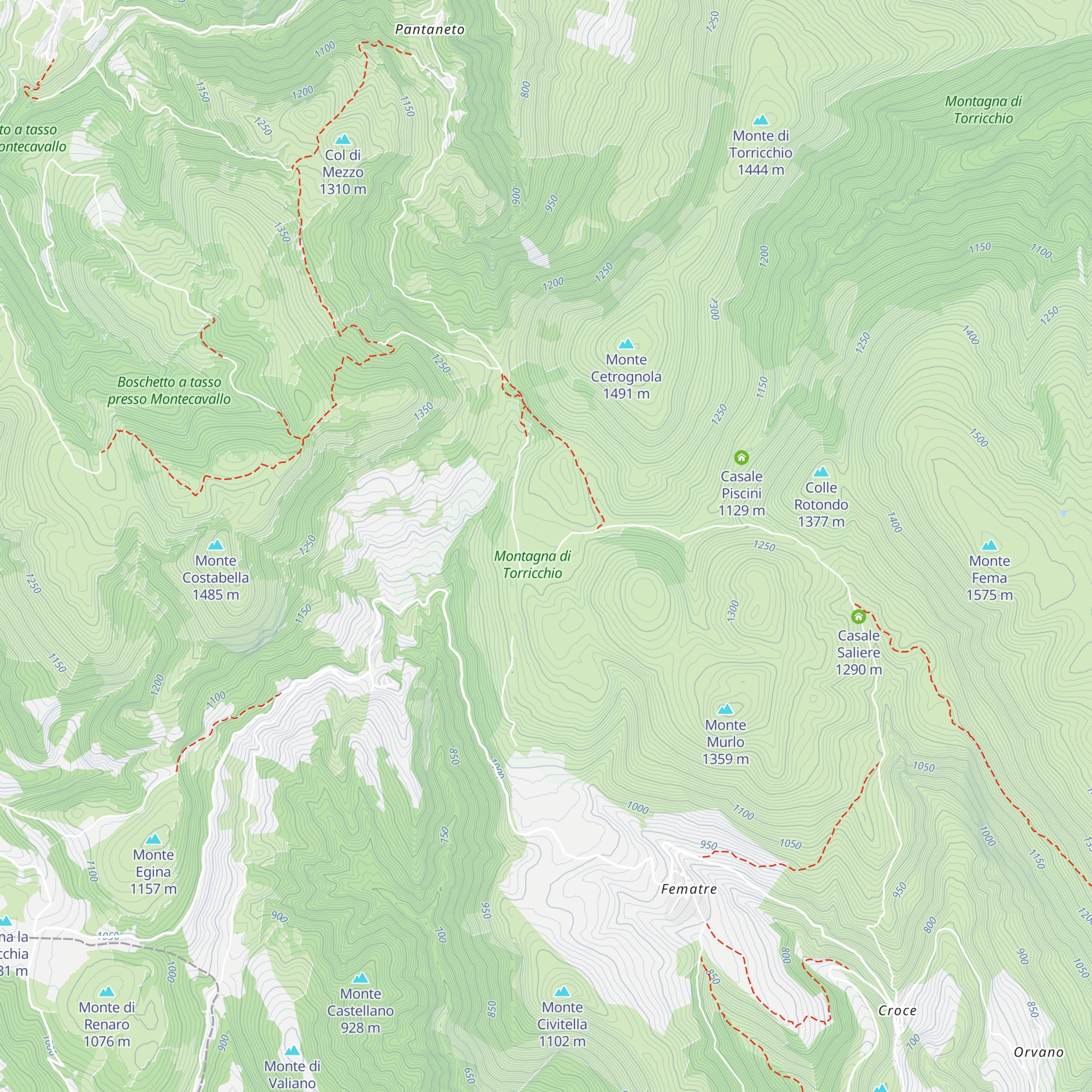Casale Pian della Cuna map
