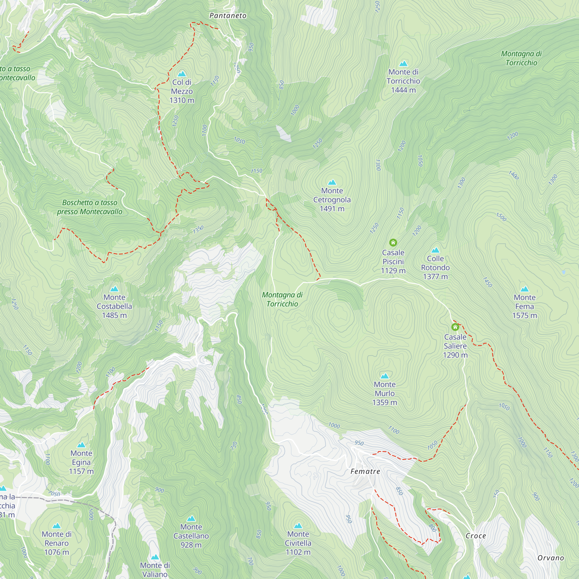 Casale Pian della Cuna map