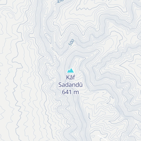 Map of Kāf Sadandū