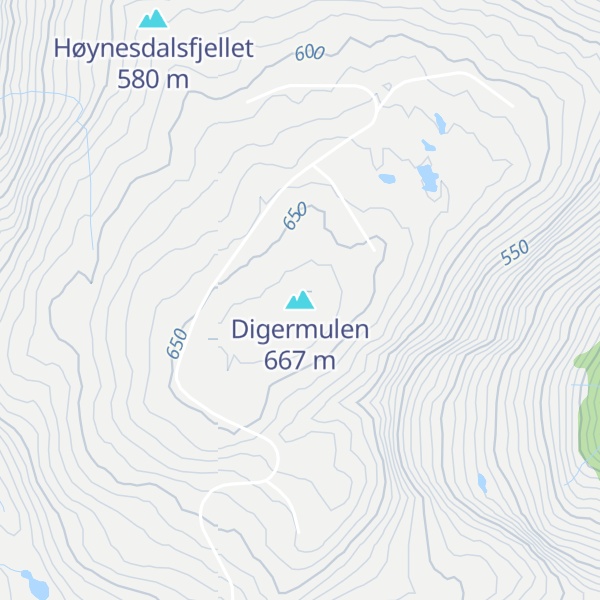 Map of Digermulen