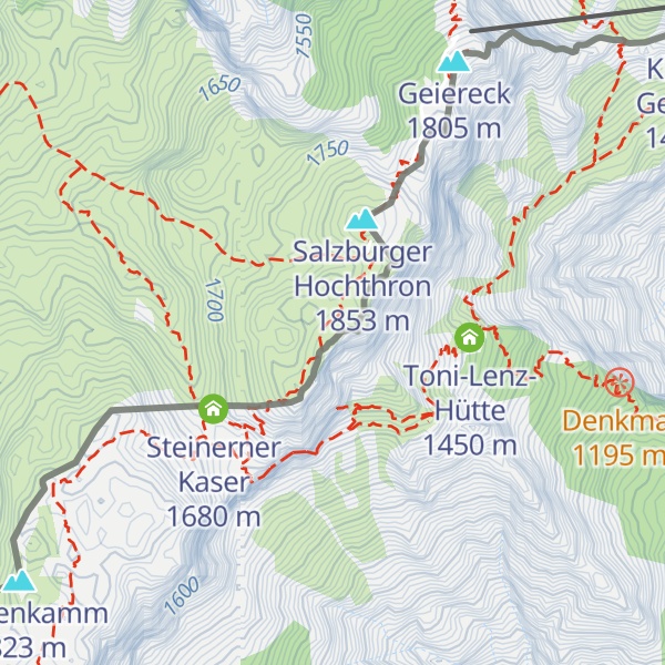 Map of Großer Heubergkopf