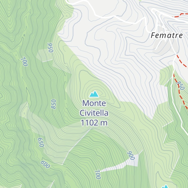Map of Monte Civitella