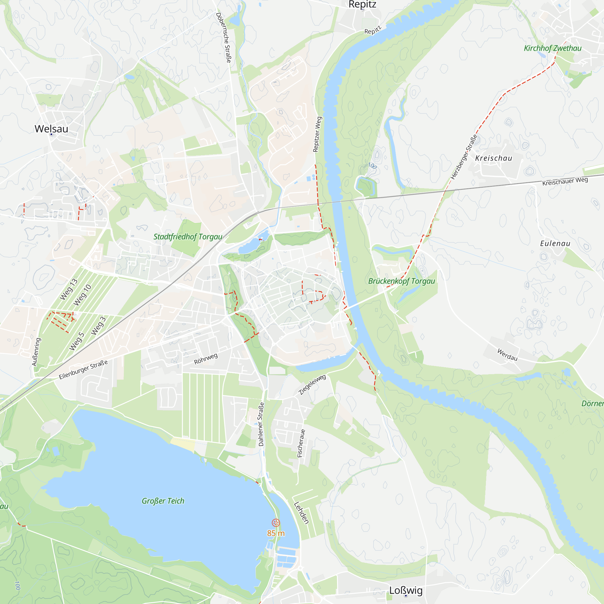 Torgauer Informations Center map