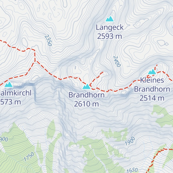 Map of Brandhorn